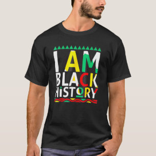 Camiseta Sou a História Negra Mês do Orgulho Africano
