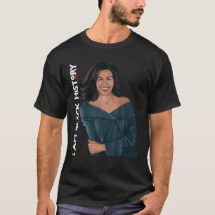 Camiseta Sou a História Negra Michelle Obama International 