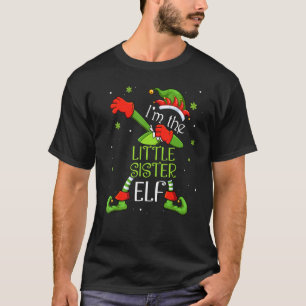 Camiseta Sou a Irmã Elf Dabbing Santa Claus Xmas
