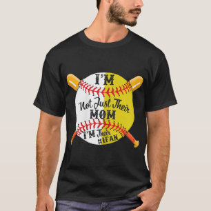 Camiseta Sou a mãe de beisebol de fã número 1