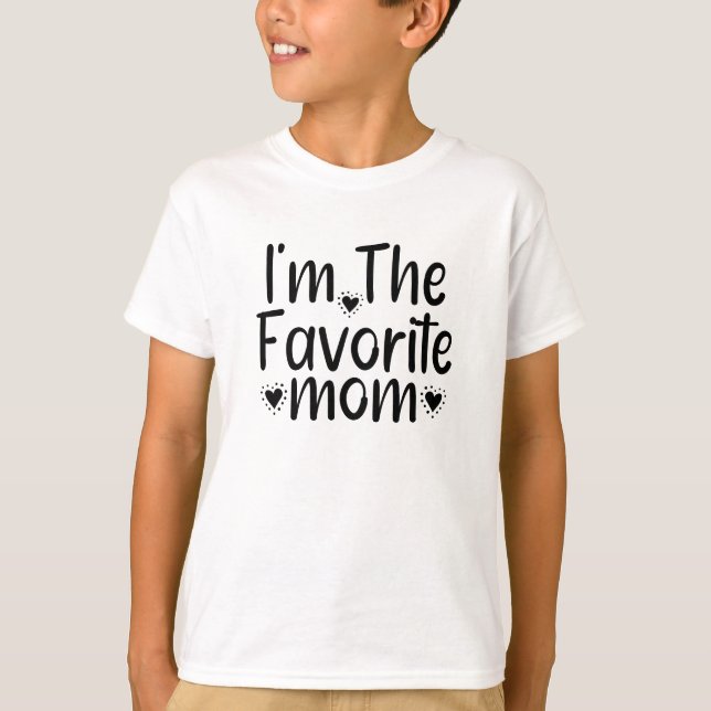 Camiseta Sou a mãe favorita (Frente)