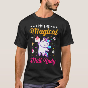 Camiseta Sou A Magia Lady Unicorn Women Girls