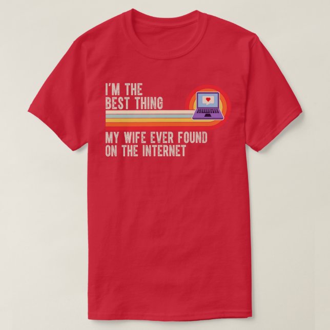 Camiseta Sou A Melhor Mulher Que Já Encontrei Na Internet (Frente do Design)