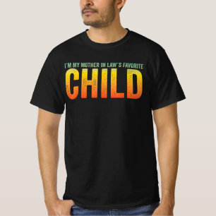 Camiseta Sou a minha mãe no gradiente de criança favorito d