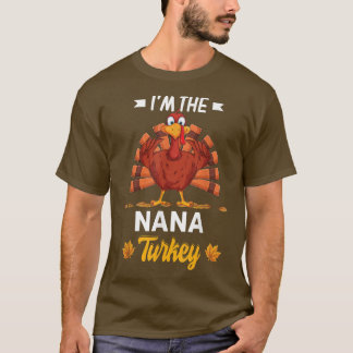 Camiseta Sou a Nana Turkey Happy Graças
