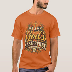 Camiseta Sou a Obra-Prima de Deus, Inspiração da Fé Cristã