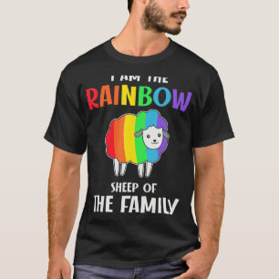 Camiseta Sou A Ovelha Arco-Íris Da Minha Família, Sou O Meu
