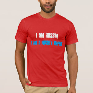 Camiseta Sou a Rússia, sou um poderoso Império