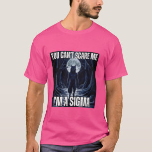 Camiseta Sou a Sigma que não me assusta, Wolf Meme.
