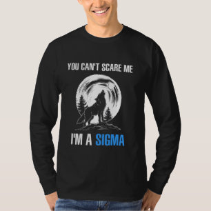 Camiseta Sou a Sigma que não me assusta, Wolf Meme.
