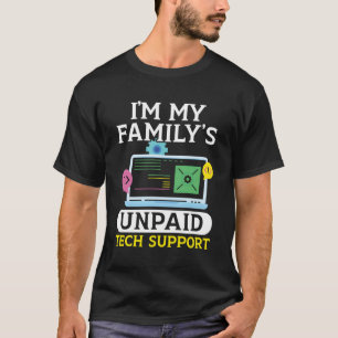 Camiseta Sou A Tecnologia De Computador De Suporte Técnico
