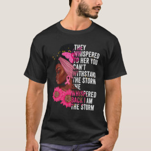 Camiseta Sou a Tempestade Rainha Negra Mulher Negra African