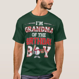 Camiseta Sou a vovó do Aniversário Jogador de Beisebol
