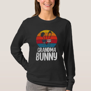 Camiseta Sou a vovó Festa de Páscoa Familiar Coelhante