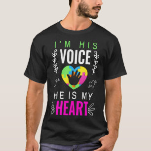 Camiseta Sou a voz dele, ele é o meu Pai de consciência do