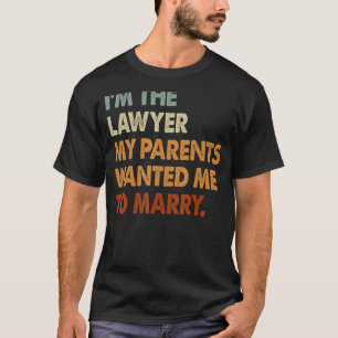 Camiseta Sou Advogada, meus pais querem Casado advogada