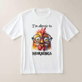 Camiseta Sou alérgico às manhãs!
