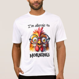 Camiseta Sou alérgico às manhãs!