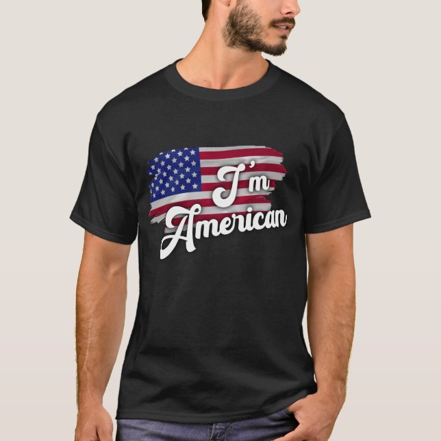 Camiseta Sou americano (Frente)