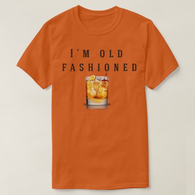 Camiseta Sou antiquado 1 (Frente do Design)