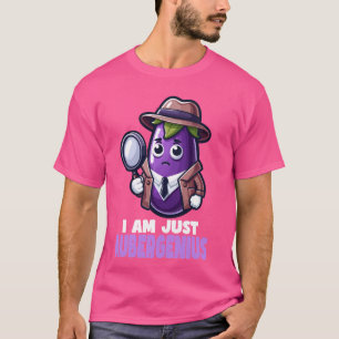 Camiseta Sou Apenas Aubergênio - EggPlant EggPlant Pun