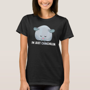 Camiseta Sou Apenas Chinchillin Chinchilla Pocket Pet Roden