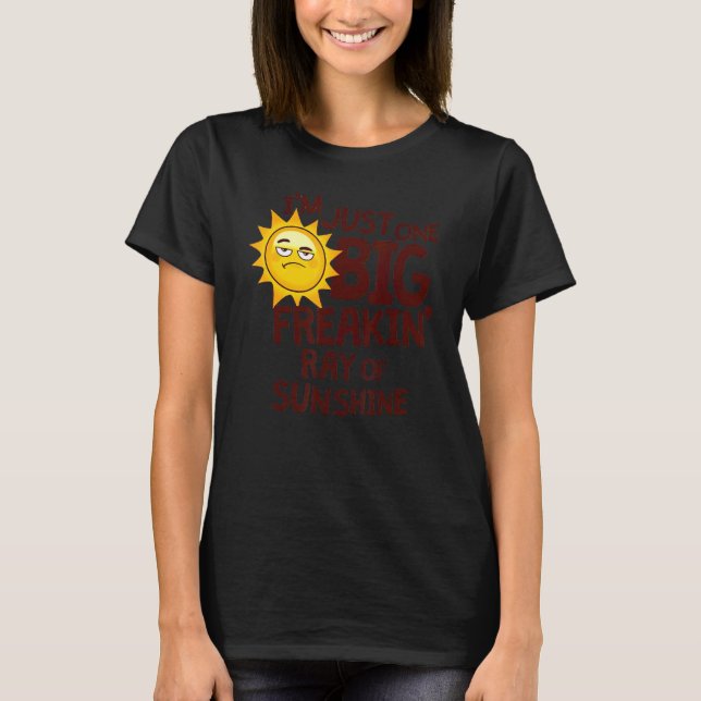 Camiseta Sou apenas um grande raio de sol. (Frente)