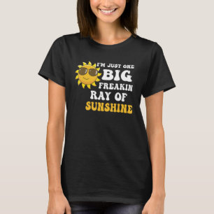 Camiseta Sou Apenas Um Grande Raio De Sol Freakin De Verão