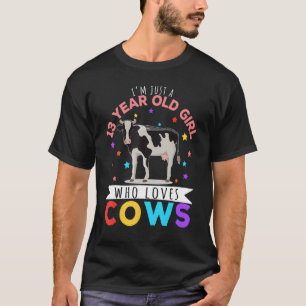 Camiseta Sou apenas uma garota de 13 anos que ama Fazendas 