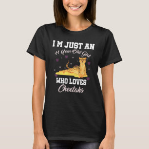 Camiseta Sou apenas uma menina de 11 anos que ama o nascime