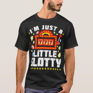 Camiseta Sou Apenas Uma Pequena Máquina De Slot De Casino E