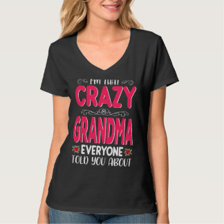 Camiseta Sou aquela vovó louca que todos disseram sobre a m