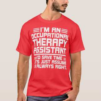 Camiseta Sou assistente de terapia ocupacional para economi