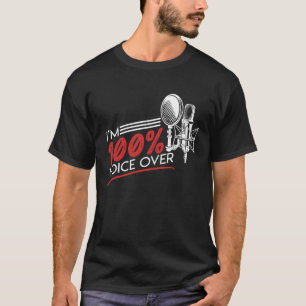 Camiseta Sou Ator Especialista em Gravação de Voz sobre Art