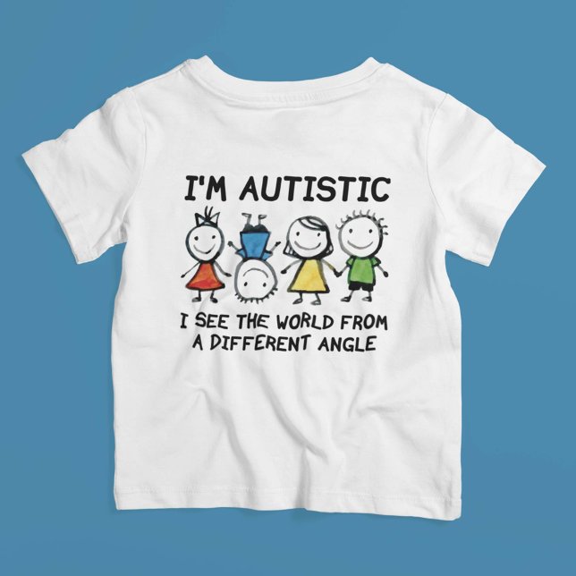 Camiseta Sou autista (Criador carregado)