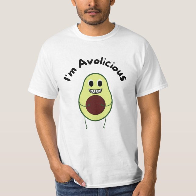 Camiseta Sou Avolicioso - Fruta Engraçado (Frente)