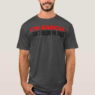 Camiseta Sou Babcia, não sigo as regras da avó 