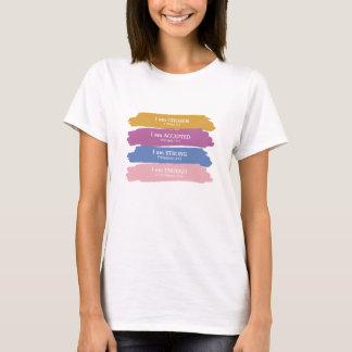 Camiseta Sou Bíblia Versos Coloridos