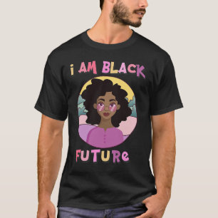 Camiseta Sou Black Future Black Girl Magic Natural Afa Ha