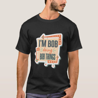 Camiseta Sou Bob Fazendo Coisas De Bob