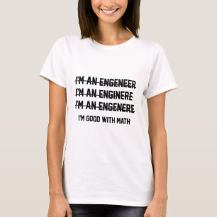 Camiseta Sou bom com matemática
