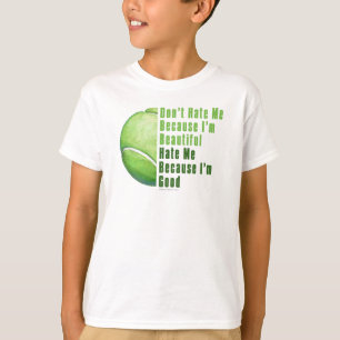 Camiseta Sou Bonita, Sou Boa Bola De Tênis