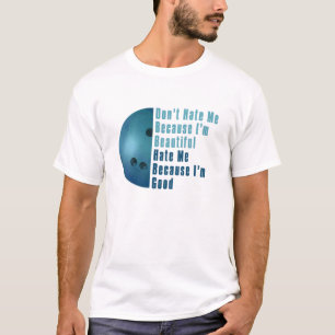 Camiseta Sou Bonita, Sou Boa Boliche Azul