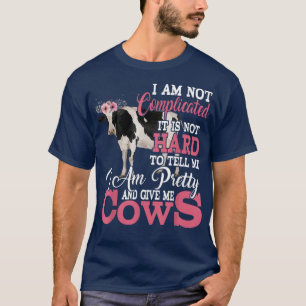 Camiseta Sou Bonito e dou-me vacas, uma fria frágil.