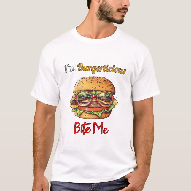 Camiseta Sou Burgerlicioso Morda-me (Frente)