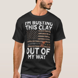 Camiseta Sou Busting Clay US Flag - Sports Shooter & Clay P