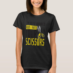 Camiseta Sou Canhoto E Odeio As Suas Tesouras 6