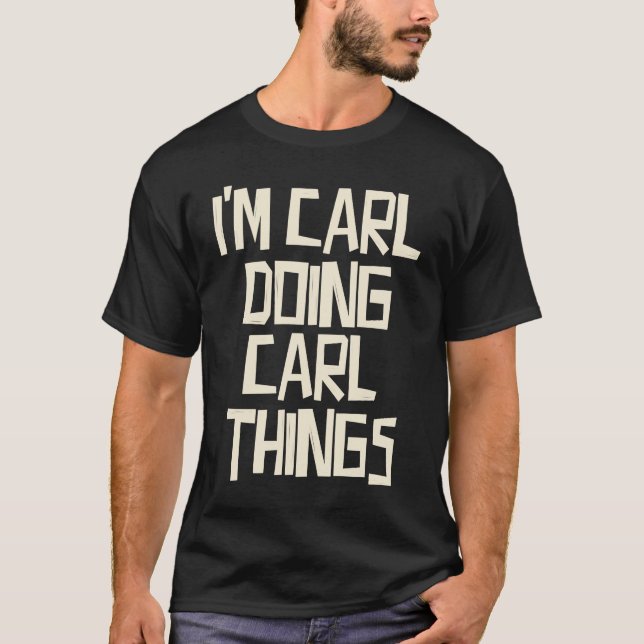 Camiseta Sou Carl fazendo coisas do Carl (Frente)