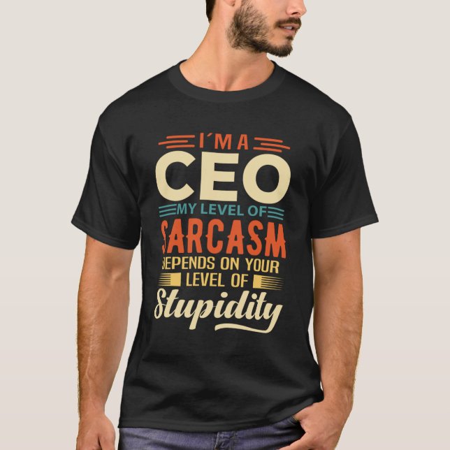 Camiseta Sou CEO (Frente)
