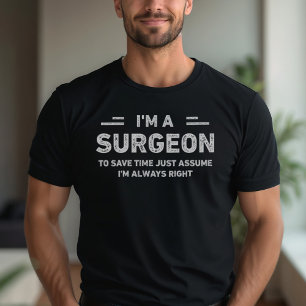 Camiseta Sou cirurgião Vintage, cirurgião engraçado